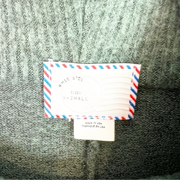 POSTMARK ANTHROPOLOGIE GREEN COWL NECK BOXY PULLOVER KNIT SHIRT SZ XS - Picture 3 of 6